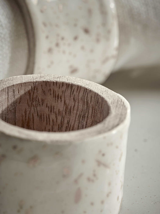 Eight Speckled Napkin Rings