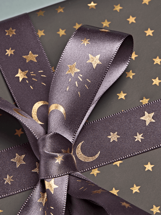 Moon Print Ribbon