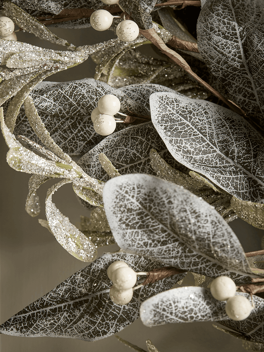 Snowy Laurel & Berry Wreath