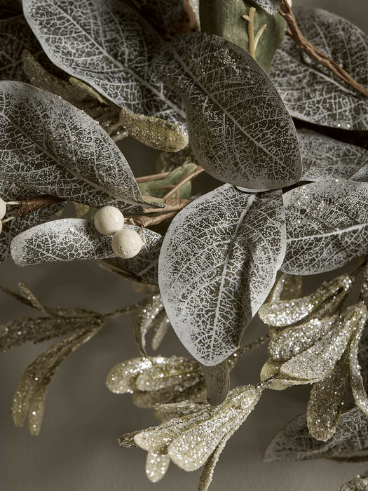 Snowy Laurel & Berry Wreath