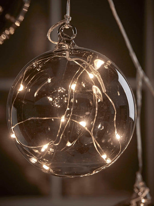 Smoked Glass Globe String Lights