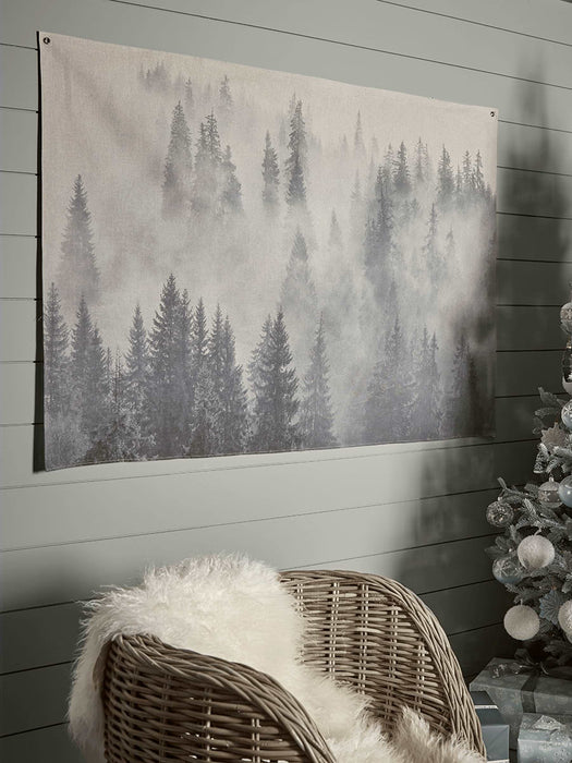 Alpine Trees Canvas Hanging