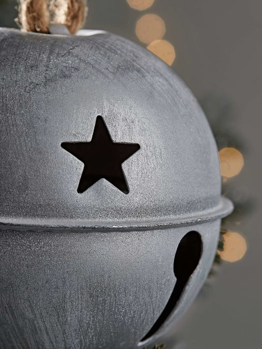 Oversized Grey Metal Bell