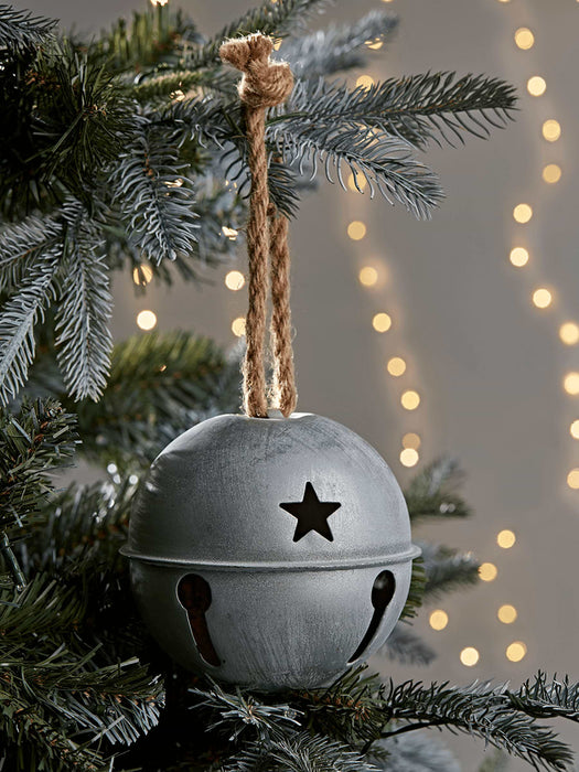 Oversized Grey Metal Bell