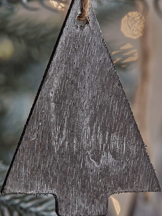 Ten Wooden Trees - Grey