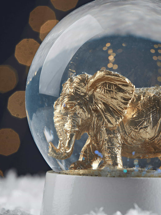 Golden Elephant Snowglobe - Small