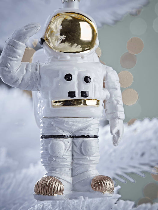 White Gold Glass Spaceman