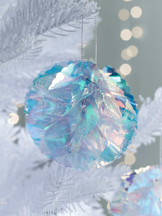 Six Iridescent Baubles