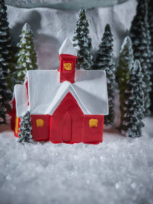 Snowman & Deer Musical Snowglobe
