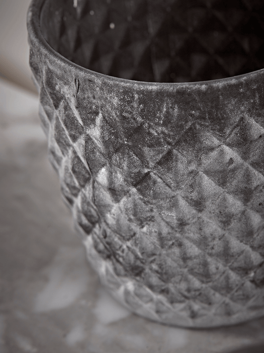 Three Greywashed Tealight Holders