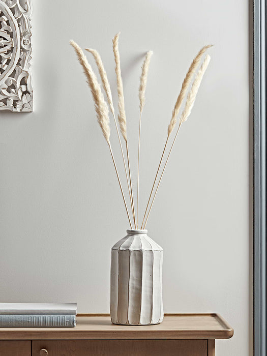 Six Dried Pampas Grass Stems