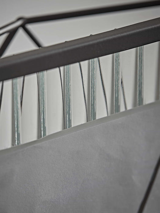 Reeded Glass Picture Frame