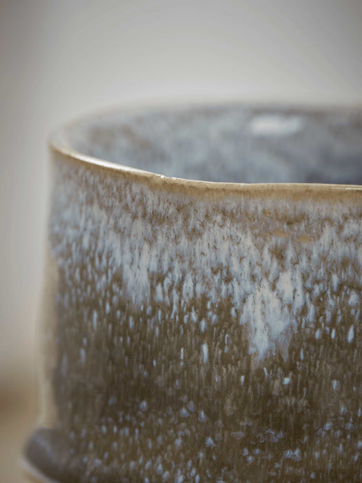Three Resist Glaze Planters