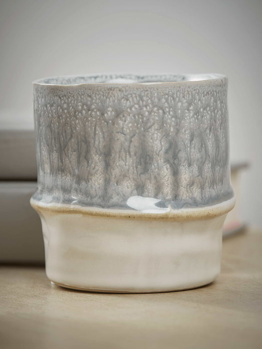 Three Resist Glaze Planters