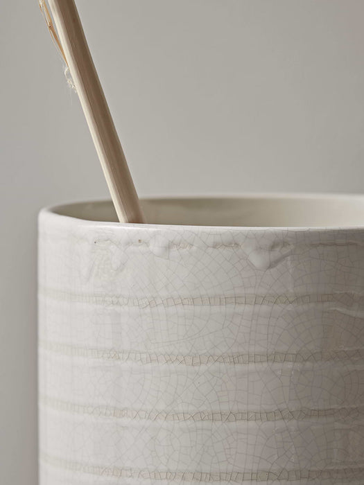 Crackle Pillar Vase