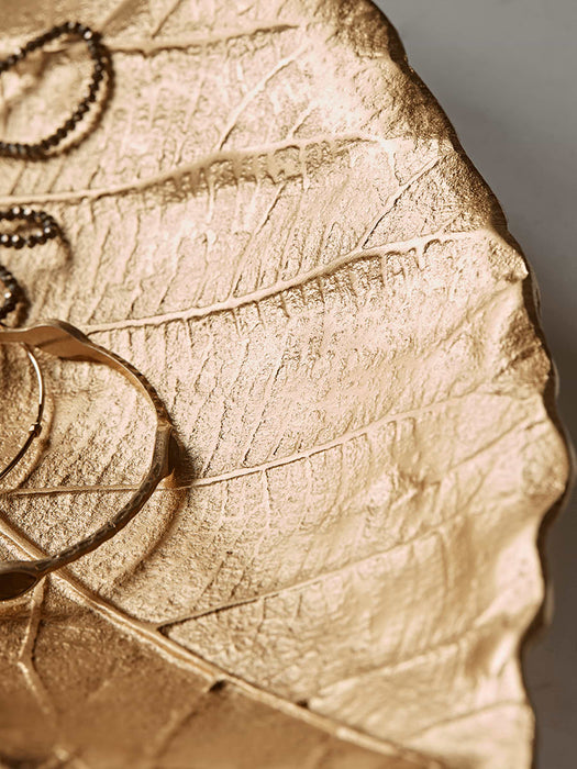 Soft Gold Leaf Dish