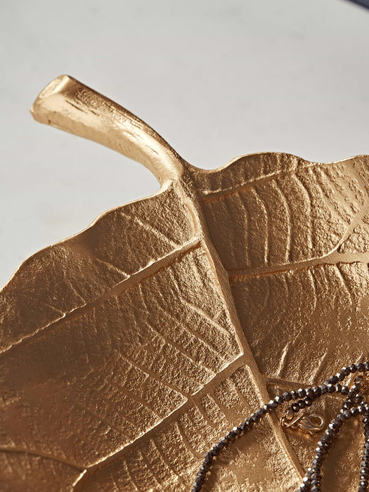 Soft Gold Leaf Dish