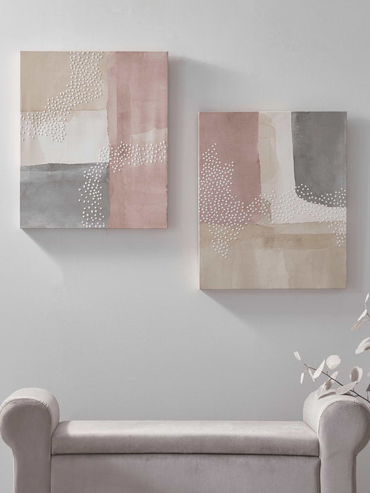 Blush Block Canvas - Verticle