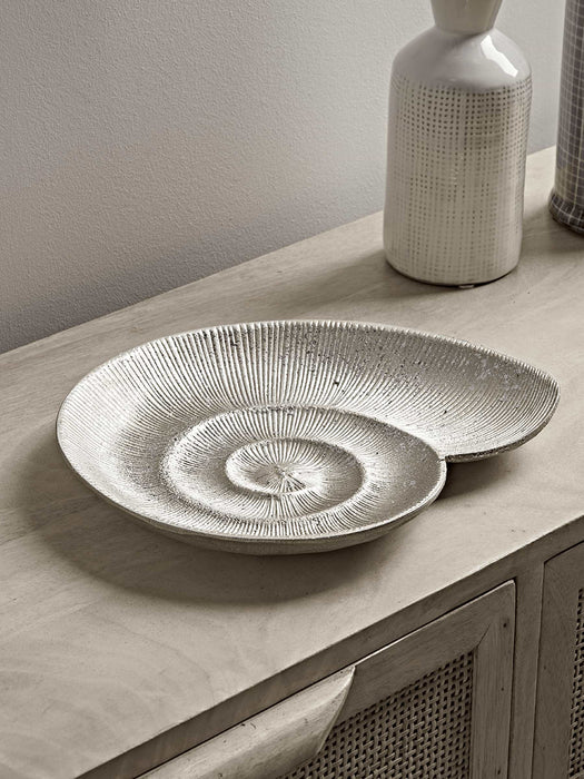 Antique Gold Ammonite Dish