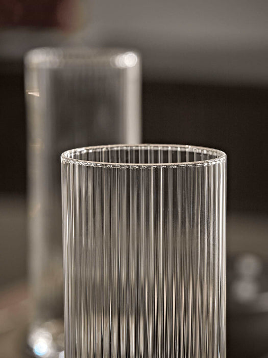 Six Fluted Champagne Flutes