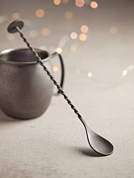 Charcoal Cocktail Mixing Spoon