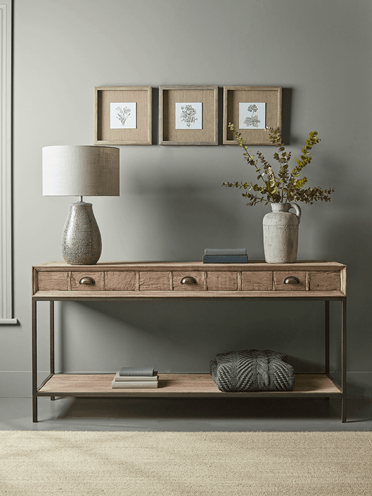 Textured Grey Lamp