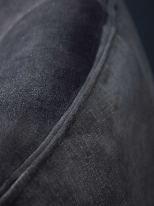 Deep Grey Velvet Tub Chair