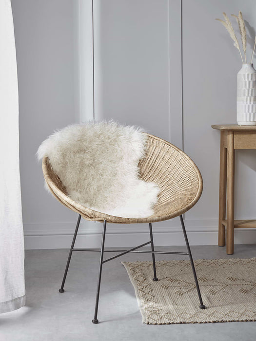 Tibetan Curly Sheepskin - Ivory