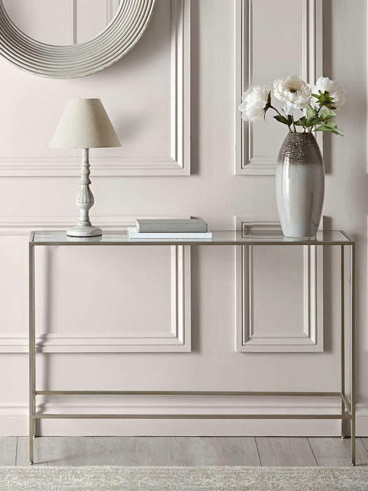 Villette Console Table - Silver