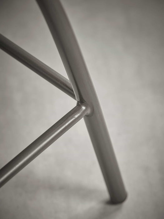 Two Cass Twist Counter Stools - Grey