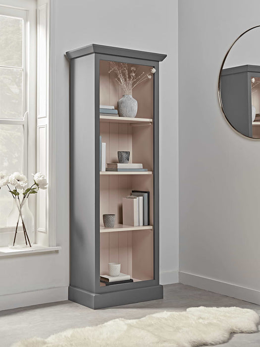 Petite Bookcase - Grey & Blush
