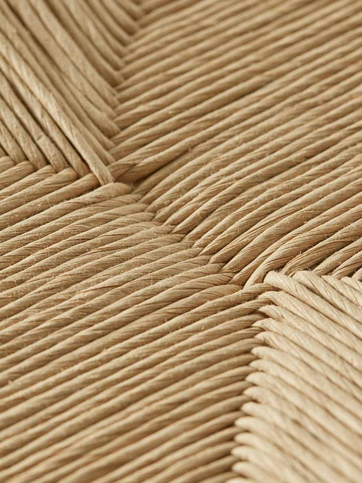 Raw Oak Bow Back Dining Chair