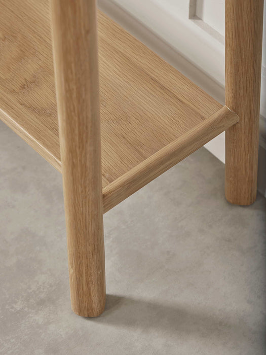 Oslo Oak Storage Console Table