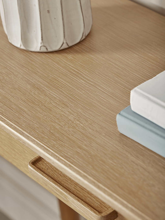 Oslo Oak Storage Console Table