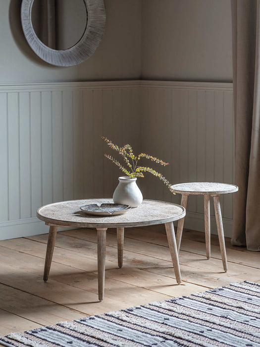 Taman Wooden Side Table