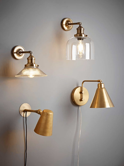 Antique Brass Wall Light