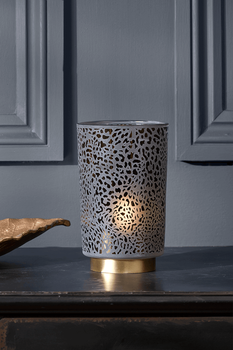 Golden Leopard LED Lantern