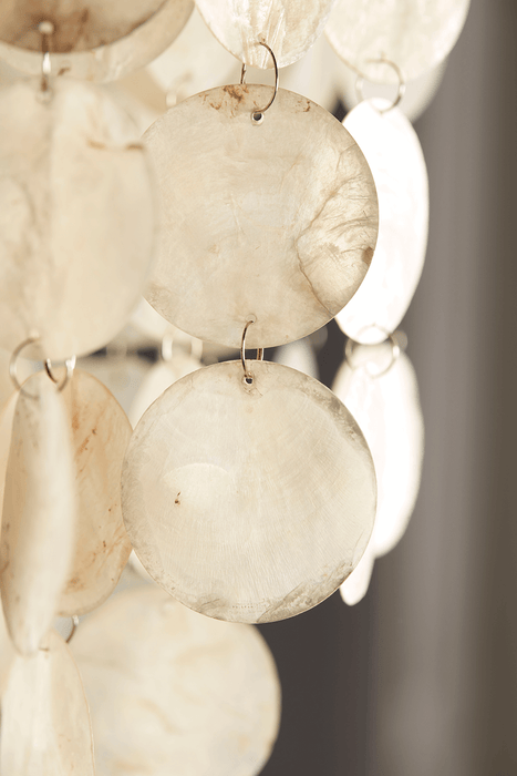 Layered Capiz Pendant