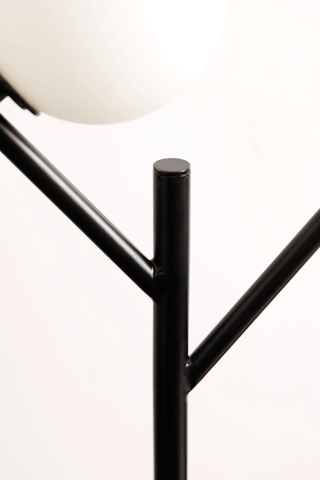 Double Frosted Globe Table Lamp