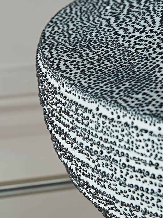 Monochrome Speckled Table Lamp