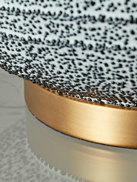 Monochrome Speckled Table Lamp