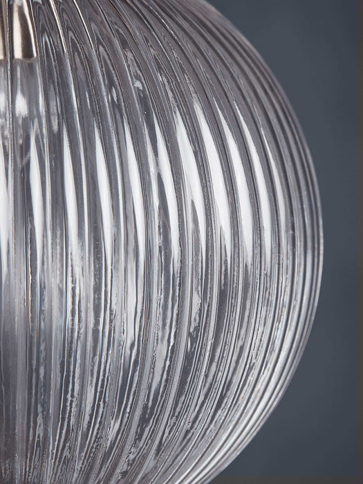 Deco Round Fluted Pendant