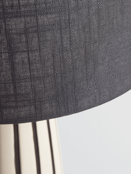 Monochrome Striped Table Lamp