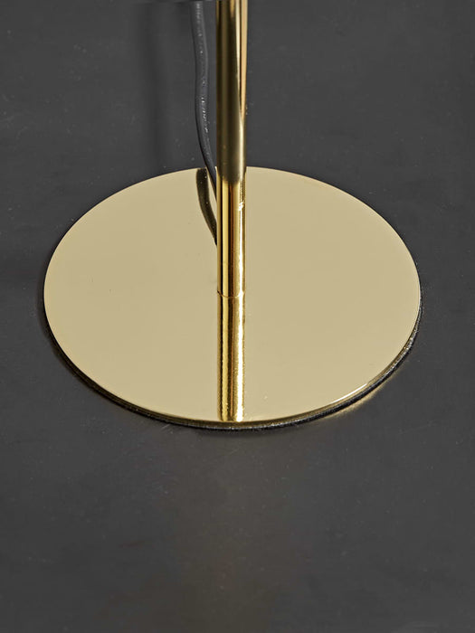 Mesh Glass Stem Table Lamp