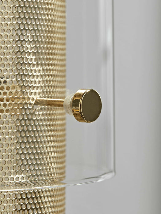 Mesh Glass Stem Table Lamp