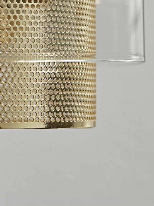 Mesh Glass Stem Table Lamp
