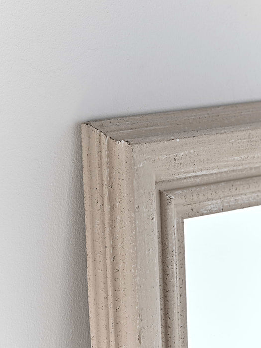 Distressed Rectangle Window Mirror