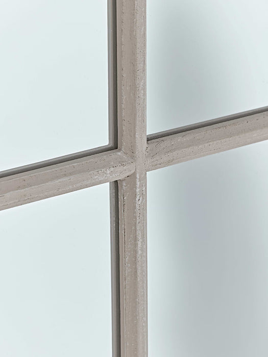 Distressed Rectangle Window Mirror