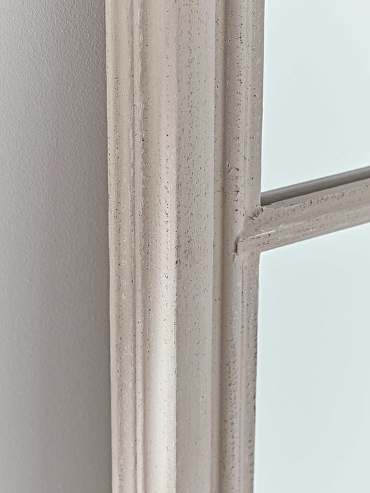 Distressed Rectangle Window Mirror