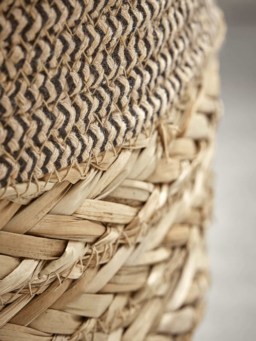 Three Chevron Topped Storage Baskets